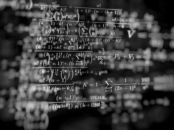 Math equations on chalk board by Elchinator from Pixabay