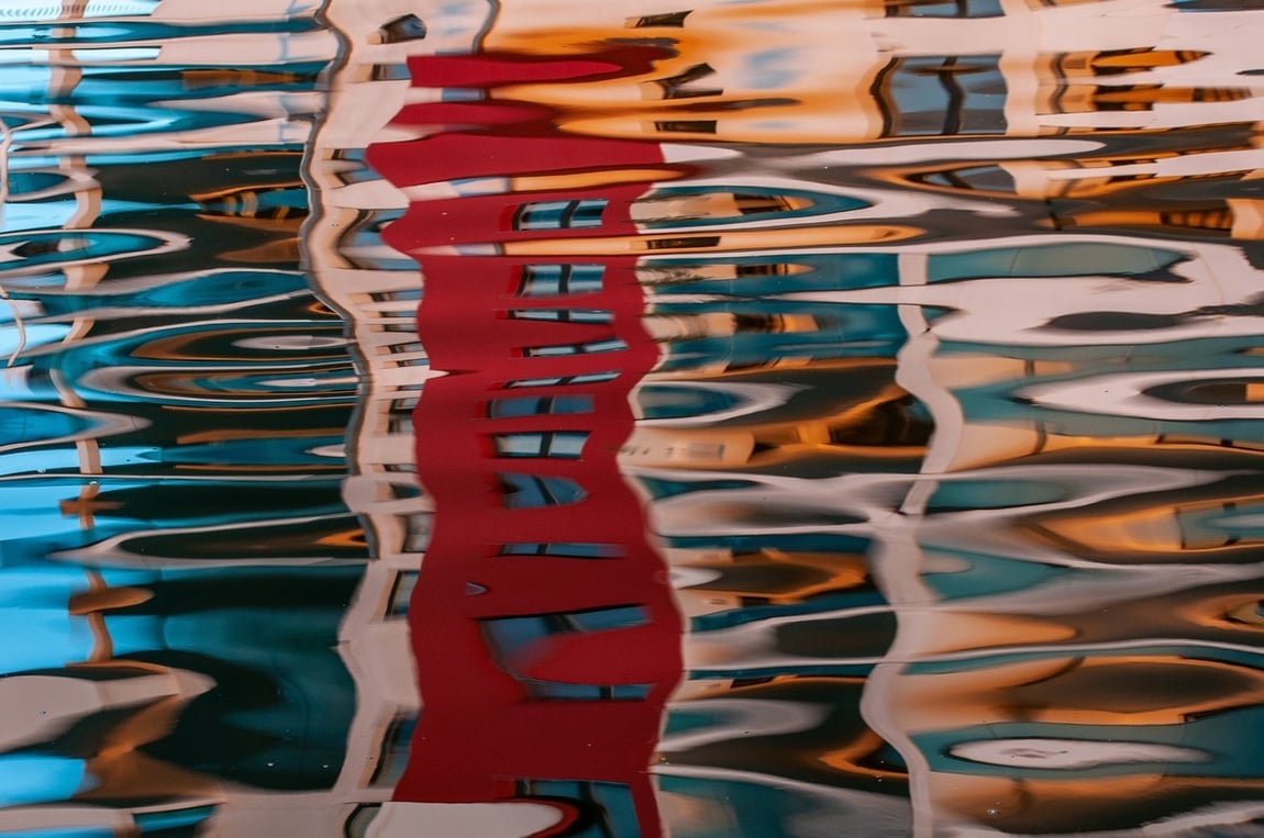 Reflections on rippled water image by wal_172619_II from Pixabay